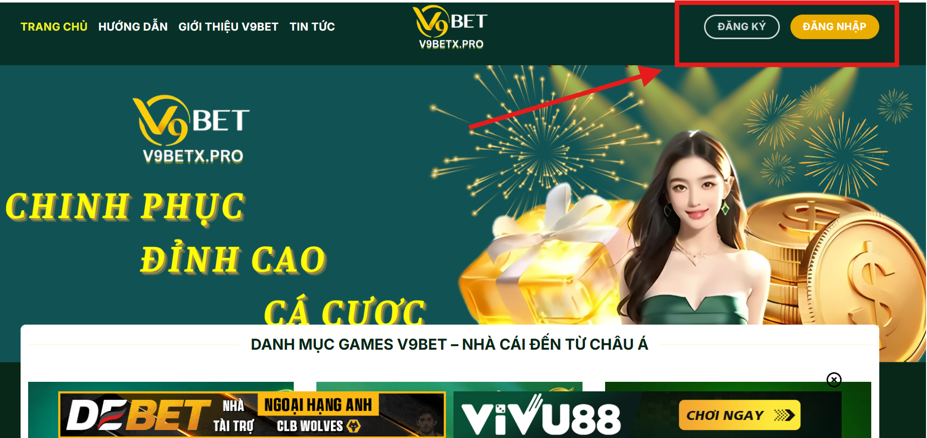 Trang chủ 40 Chơi Cá Cược tại V9BET